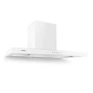 Klarstein Bon Vivant Blanc, kéményes páraelszívó, 90 cm, 630, 5 m³/ó, időzítő, üveg kép