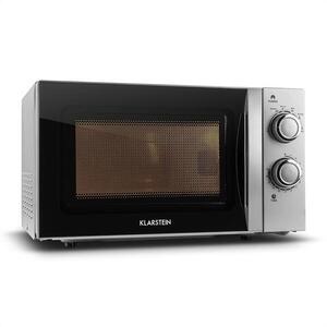 Klarstein myWave, mikrohullámú sütő, 20 l, 700 W, időzítő, ezüst kép