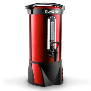Klarstein Big-Bacchus, 8, 8 l, edény forralt borra, rozsdamentes acél, piros, hordozható kép