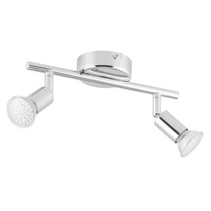 Lightcraft Kvalfoss 2, 2 x 3 W, 250 lm, pontlámpa, LED, forgatható, dönthető, króm, A+ osztály kép