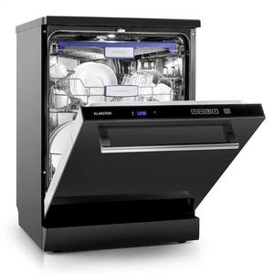 Klarstein Amazonia 90 Luminance mosogatógép, 2100 W, A++, 14 teríték, fekete kép