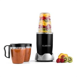 Klarstein NutriRocket, 700W, fekete, multifunkcionális turmixgép/smoothiemaker, tízrészes kép