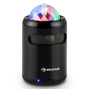 Auna Discohead, bluetooth LED hangszóró, vezeték nélküli, MP3, rádió, hands free kép