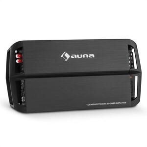 Auna AMP490BK, 360 W, 4 csatornás autó erősítő, A/B osztály, erősítő, távirányítás kép