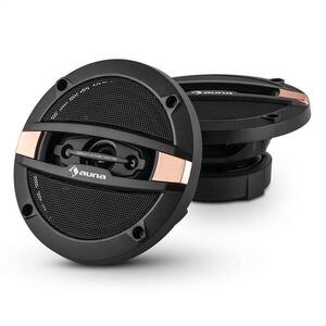 Auna CS410, bronz formatervezés, 10 cm (4"), 80 W, 4 utas koaxiális hangfal, karbon kép