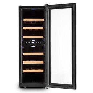 Klarstein Reserva Duett 12 borhűtő, 65 liter, 2 zóna, 21 palack kép