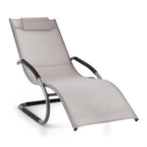 Blumfeldt Sunwave, sötétszürke/tópszínű, kerti ágy, ágy, hintaágy, relax, alumínium kép