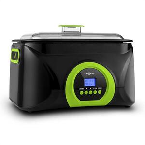 OneConcept Sanssouci Sous Vide lassú főző, 5 l, 300 W, fekete/zöld kép