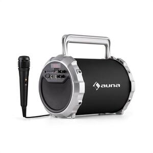 Auna DR. BANG! 2.1 BLUETOOTH HANGFAL, USB, SD, AUX, AKKUMULÁTOR, MIKROFON, FEKETE kép