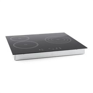 Klarstein Virtuosa, 5300 W, 59 x 52 cm, kerámia főzőlap, beépíthető főzőlap, 3 zóna, üvegkerámia kép