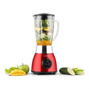 Klarstein Herakles Steel, piros, 1, 8 l, 1200 W, asztali turmixgép, üvegkancsó, nemesacél kép