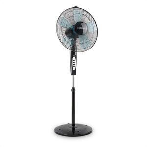 OneConcept Black Blizzard 2G, fekete, 50 W, 41 cm, álló ventilátor, kerek állvány kép