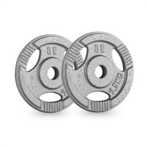 Capital Sports IP3H 2.5, szürke súlytárcsák, pár, 30 mm, 2, 5 kg, fogónyílások kép