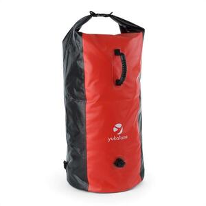 Yukatana Quintono 100 trekking hátizsák, 100 liter, vízálló, fekete/piros kép