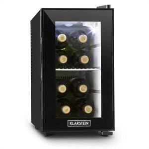Klarstein Beerlocker S, fekete, mini hűtőszekrény, 21 liter, A+ energiahatékonysági osztály kép