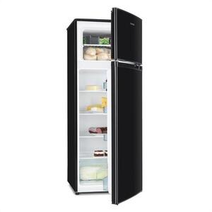 Klarstein Height Cool Black, fekete, hűtőszekrény és fagyasztó kombinációja, 171/41 l, kétajtós, A++ kép