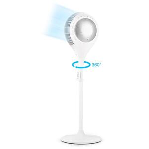 Klarstein Airflex 360°, fehér, álló ventilátor, testérzékelő, 65 W, távirányító kép