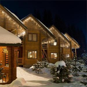Blumfeldt ICICLE-480-WW LED karácsonyi megvilágítás, jégcsapok, 24m, 480 LED égő, melegfehér szín kép