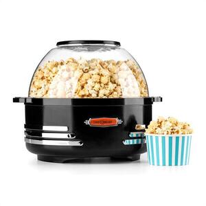 OneConcept Klarstein Couchpotato, fekete, popcorn készítő, elektromos eszköz popcorn készítésére kép