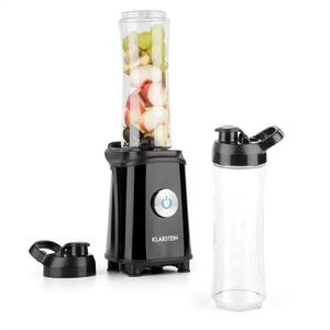 Klarstein Tuttifrutti mini mixer, 350 W, 800 ml, keresztpengék, BPA mentes, fekete kép