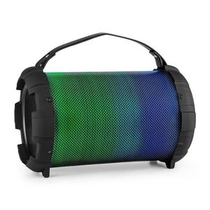 Auna Dr. Bang LED, fekete, 2.1-BT-hangfal, 20 W, RMS, UKW, USB, microSD, AUX, akkumulátor, LED kép