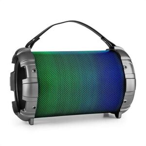 Auna Dr. Bang LED, fémszínű, 2.1-BT-hangfal, 20 W, RMS, USB, microSD, AUX, UKW, akkumulátor, LED kép