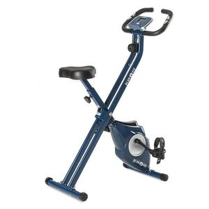 KLARFIT Azura X-Bike szobakerékpár, max. 100 kg, pulzusmérő, összecsukható, 3 kg, kék kép