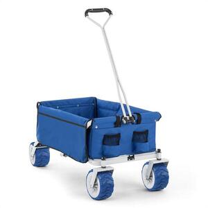 Waldbeck The Blue, kék, kézikocsi, összecsukható, 70 kg, 90 l, Ø10 cm-es kerekek kép