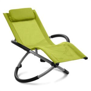 Blumfeldt Chilly Willy hintaszék gyerekeknek, nyugágy, textil, zöld kép