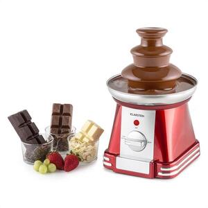 Klarstein Chocoloco, piros, csokoládé szökőkút, 32 W, 350 g kép