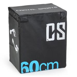 Capital Sports Rooksy Soft Jump Box, Plyo Box, 60x50x30 cm, fekete kép