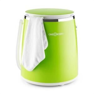 OneConcept Ecowash-Pico, zöld, mini mosógép, centrifuga funkció, 3, 5 kg, 260 W kép
