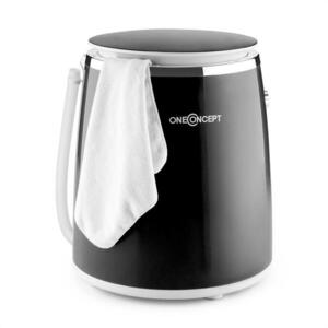 OneConcept Ecowash-Pico mini mosógép, centrifuga funkció, 3, 5 kg, 260 W, fekete kép