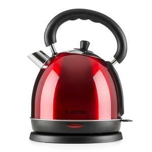 Klarstein Teatime, vízforraló, teakancsó, 1850 - 2200 W, 1, 8 l, nemesacél, rubinvörös kép