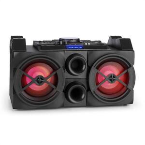 Ibiza SPLBOX300-PORT, 300 W, mobil DJ hangfal box, bluetooth, USB, FM, LED, keverőpult kép