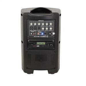 Ibiza MOV8-CD hordozható erősítő rendszer, 150 W, CD, USB, SD, bluetooth, VHF kép