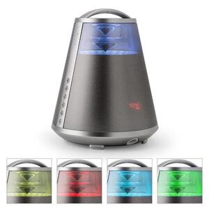 LTC FREESOUND65 bluetooth hangfal, akkumulátor, 360° Sound LED, AUX, USB, SD, FM, ezüst kép