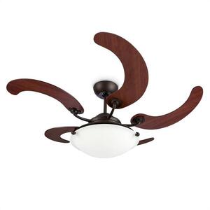 Klarstein VIOLA DECKENVENTILATOR DECKENLAMPE 5 FLÜGELROTOR Ø117CM/46" 90W kép