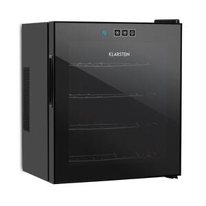 Klarstein Vinarium borhűtő, 14 l, 4 palack, érintésvezérlés, 38 dB, üvegajtó, fekete kép