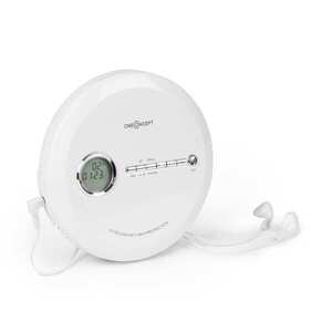 OneConcept CDC 100MP3 discman, hordozható CD-lejászó, LCD ASP, basszus erősítő, 2x1, 5V; fehér kép