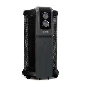 Klarstein Datscha Analog, 360° hősugárzó, termosztát, mindenhol meleg, 2000 W, fekete kép