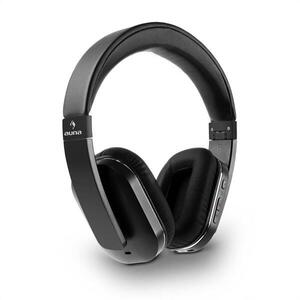 Auna Elegance Bluetooth-NFC fejhallgató, aptX, akkumulátor, handsfree, műbőr, fekete kép