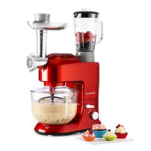 Klarstein Lucia Rossa 2G konyhai robotgép, mixer, húsdaráló, 1800W, BPA-mentes kép