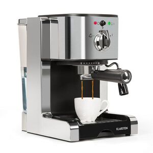 Klarstein Passionata 15, eszpresszógép, 15 bar, 6 csésze, 1, 25 liter, tejhab kép