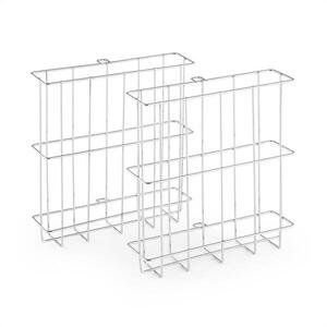 OneConcept Fish Basket, grillkosár, 2 darab, kiegészítő Kebab Master Pro grillsütőhöz, rozsdamentes acél kép