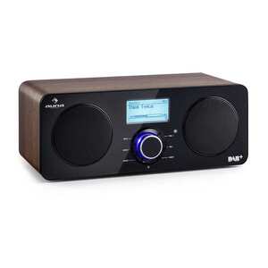 Auna Worldwide Stereo internet rádió Spotify Connect App Control BT diófa kép