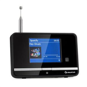 Auna iAdapt 320 internet rádió adapter, WLAN, DAB/DAB+, FM/AM, TFT kijelző, fekete kép