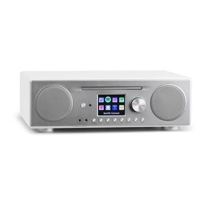 Auna Connect CD, internet rádió, medialejátszó, BT, MP3, DAB+, Spotify, connect radio, fehér kép
