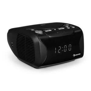 Auna Dreamee USB, CD rádióébresztőóra, USB, CD, MP3, fekete kép