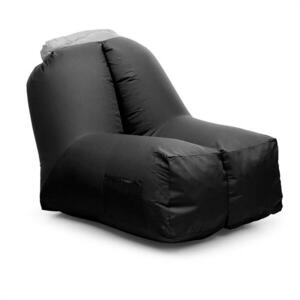 Blumfeldt AIRCHAIR, felfújható karosszék, 80x80x100 cm, hátizsák, mosható, poliészter, fekete kép